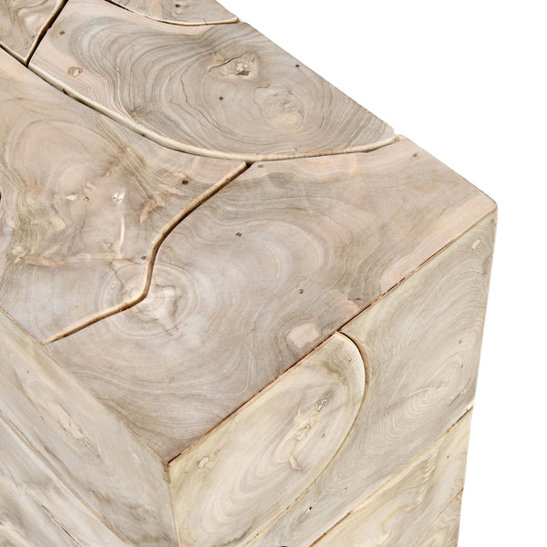 Home Fashion Sorrento End Table Bleached