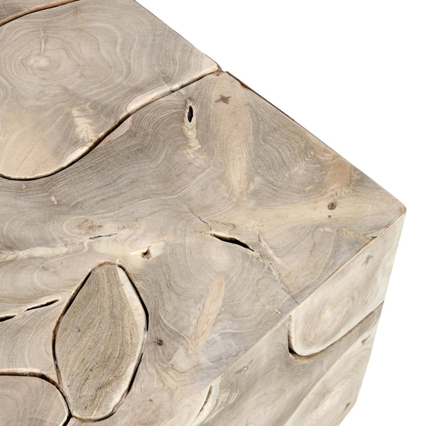 Home Fashion Sorrento Square Coffee Table Bleached