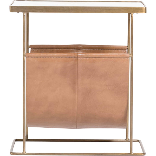 Home Fashion Stanton Accent Table Tanned Umber