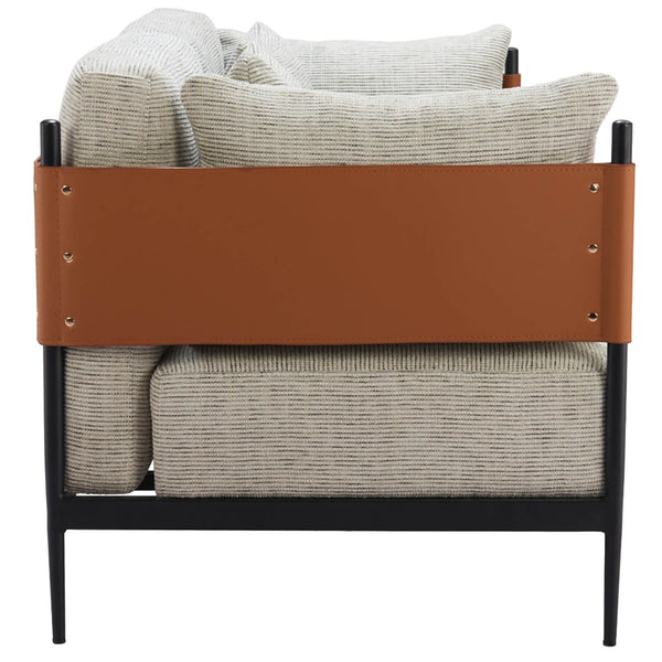 Home Fashion Stirbe Loveseat Gray