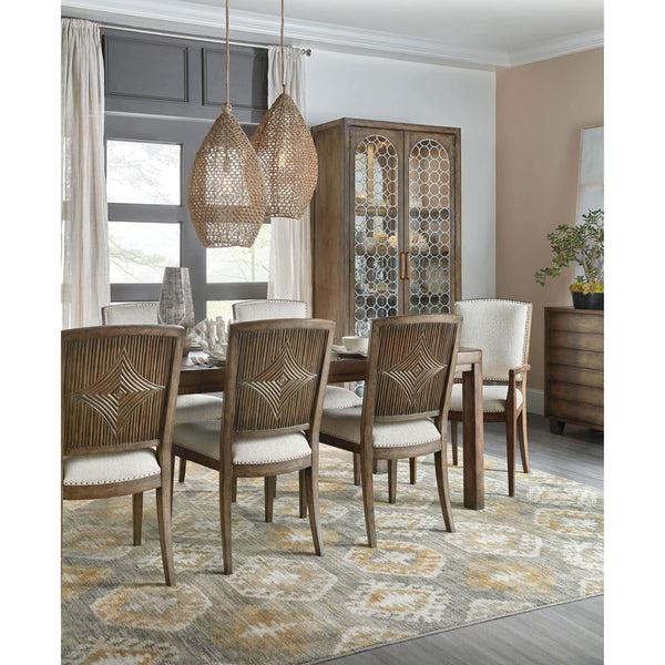Home Fashion Sundance Carved Back Arm Chair