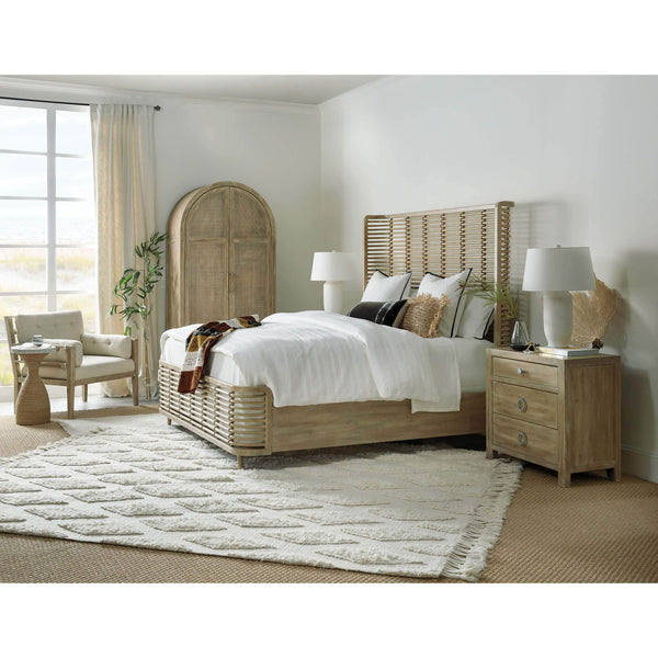 Home Fashion Surfrider 3 Drawer Nightstand