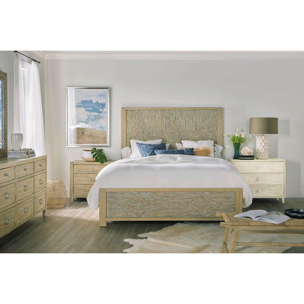 Home Fashion Surfrider 3 Drawer Nightstand