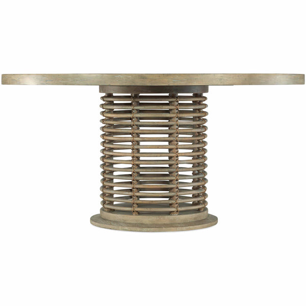 home fashion Surfrider 60" Rattan Dining Table