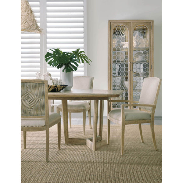Home Fashion Surfrider Carved Back Arm Chair