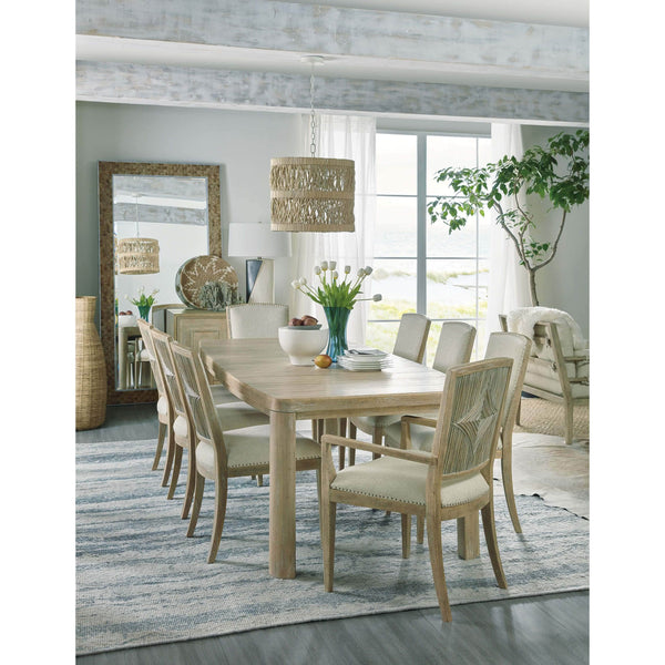 Home Fashion Surfrider Carved Back Arm Chair