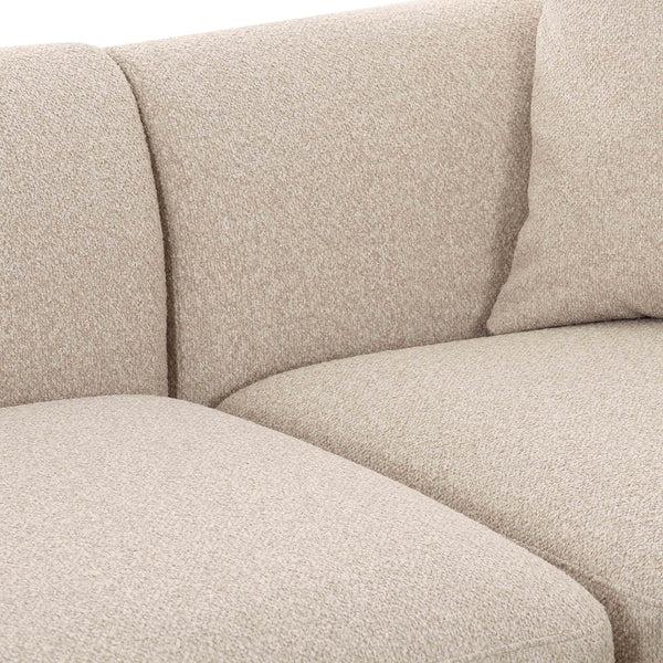 Home Fashion Sylvie 3 Piece Sectional Cream