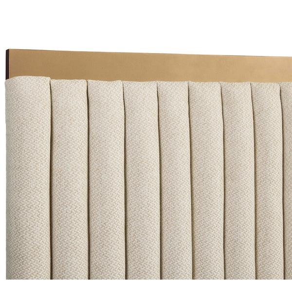 Home Fashion Tarrant King Bed Monument Oatmeal