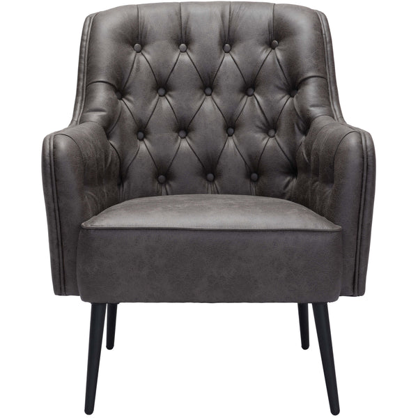 Home Fashion Tasmania Accent Chair Vintage Black