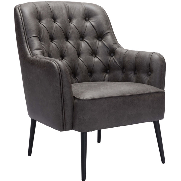 home fashion Tasmania Accent Chair Vintage Black