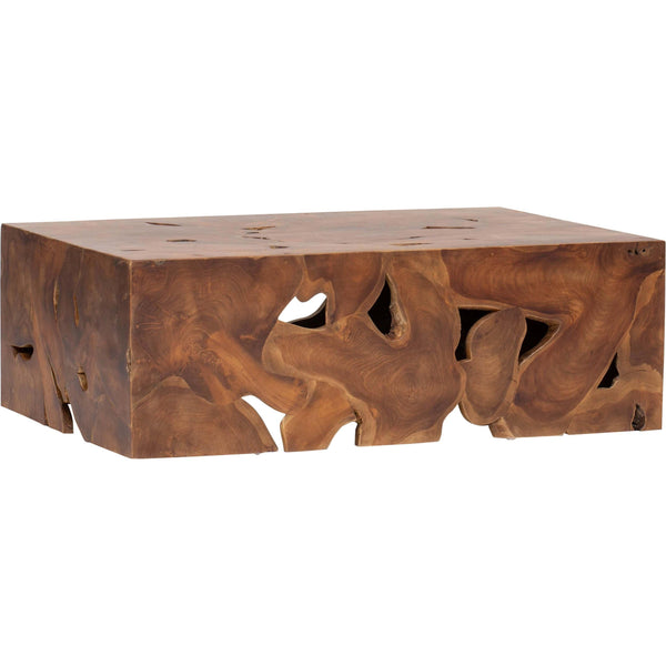 home fashion Teak Block Coffee Table