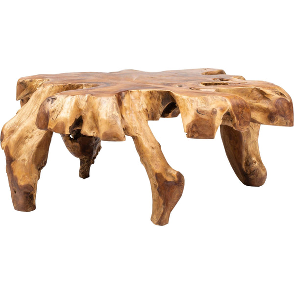 Home Fashion Teak Root Coffee Table