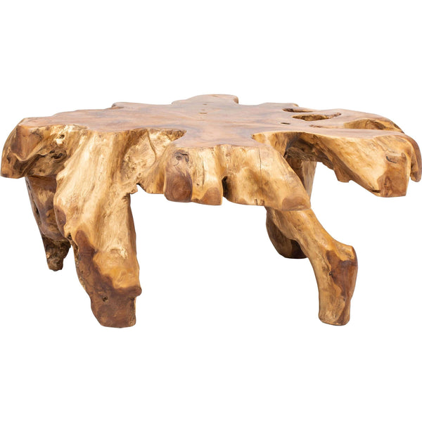Home Fashion Teak Root Coffee Table