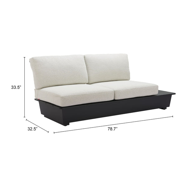 Home Fashion Tien RHF Loveseat Beige