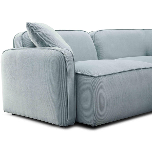 Home Fashion Travie Modular Loveseat Light Green