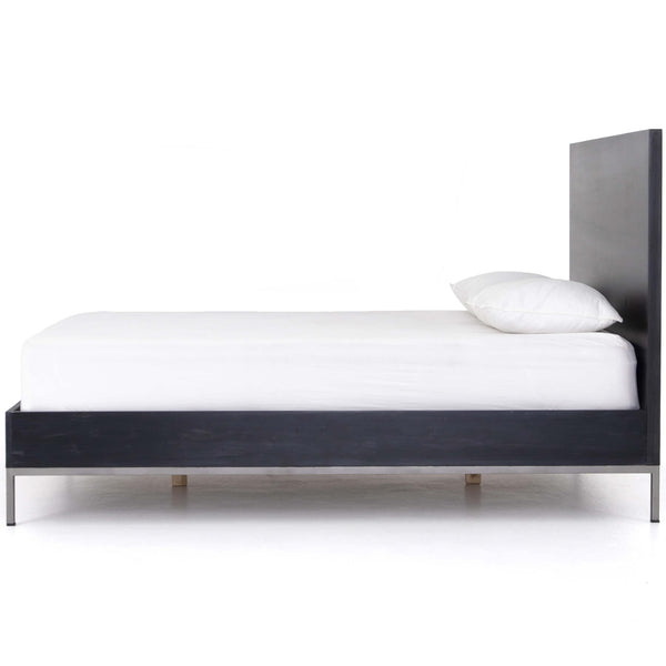 Home Fashion Trey Bed Black Poplar By Four Hands