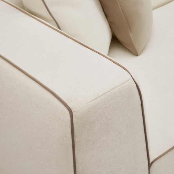 Home Fashion Tristine RAF Sectional Cream
