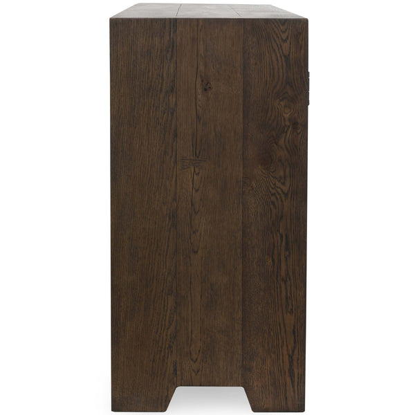 Home Fashion Troy Buffet Suede Brown