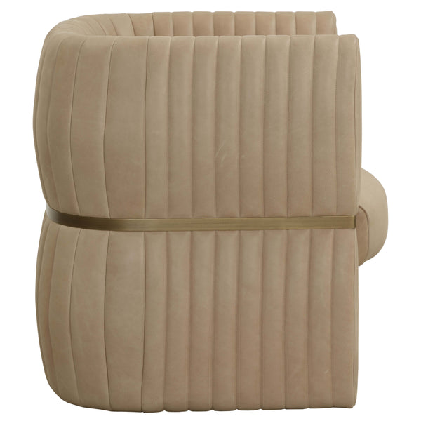 Home Fashion Tryor Leather Chair Sahara Sand