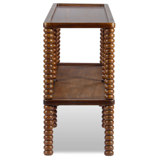 Home Fashion Twist Console Table Mellow Bourbon
