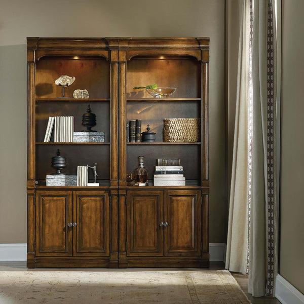 Home Fashion Tynecastle Bunching Bookcase Chestnut