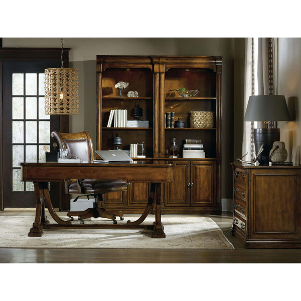 Home Fashion Tynecastle Bunching Bookcase Chestnut