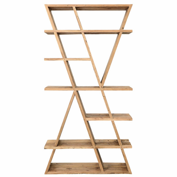 Home Fashion Violet Bookcase Distressed Natural