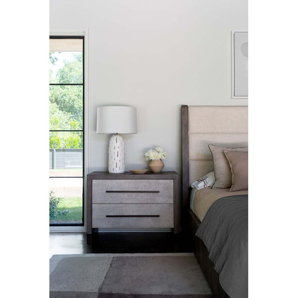Home Fashion Vista Nightstand Weathered Oak