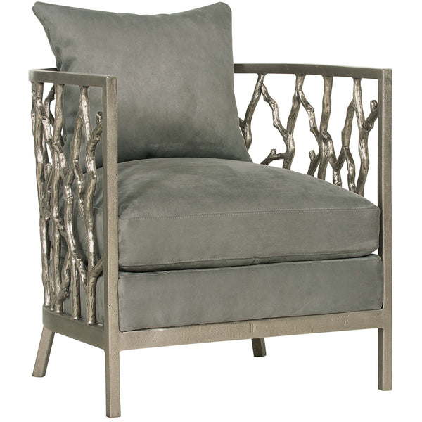 home fashion Walden Leather Chair Grey