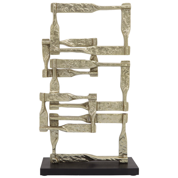 Home Fashion Wall Shelf W/Mirror Black/Brown