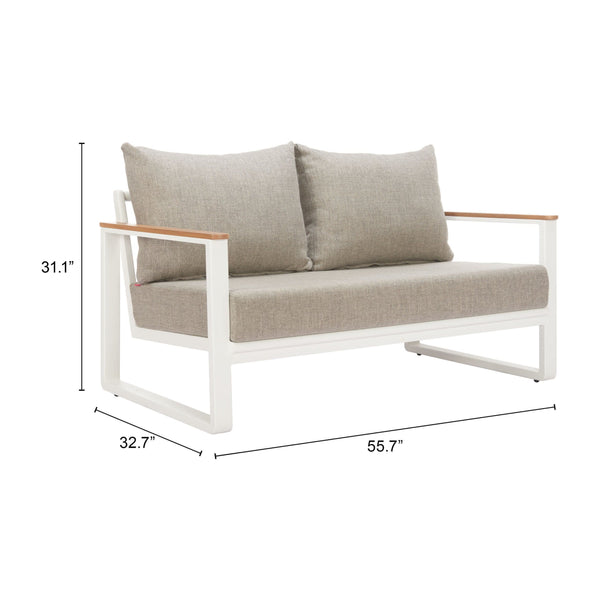 Home Fashion Welt Sofa Taupe