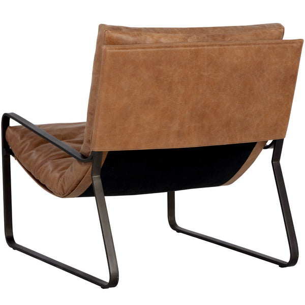 Home Fashion Zancor Leather Chair Tan