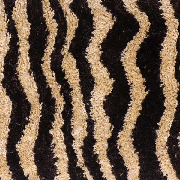 Home Fashion Zebra Bench Brown Stripe