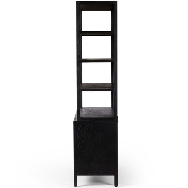 Home Fashion Hopkins Bookcase Brushed Ebony By Four Hands