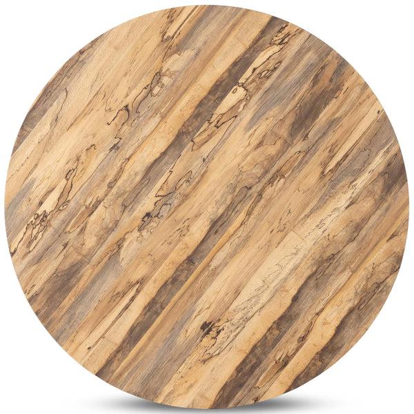 Home Fashion Hudson Large Round Coffee Table Spalted Primavera By Four Hands