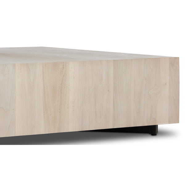 Home Fashion Hudson Large Square Coffee Table Ashen Walnut By Four Hands