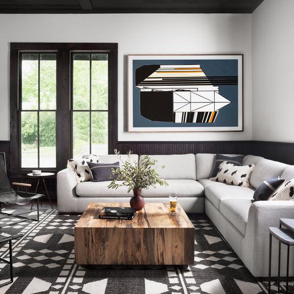 Home Fashion Hudson Square Coffee Table Spalted Primavera By Four Hands