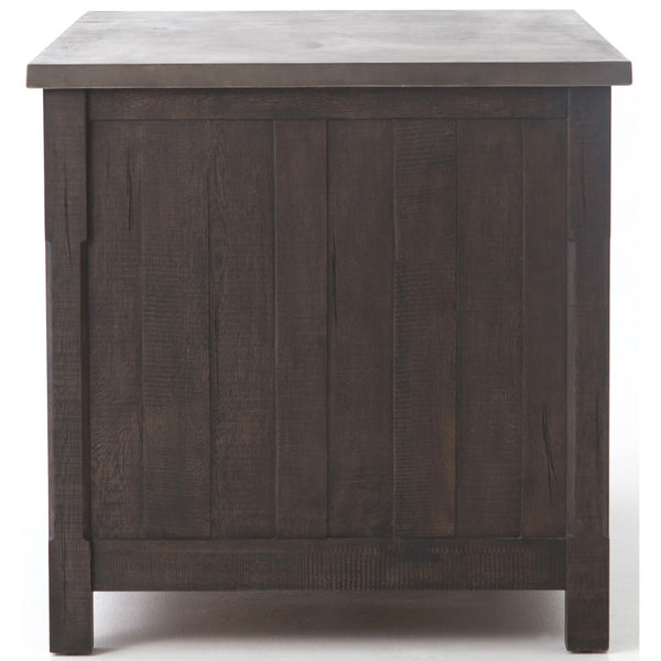 Home Fashion Ian Kitchen Island Rubbed Black By Four Hands