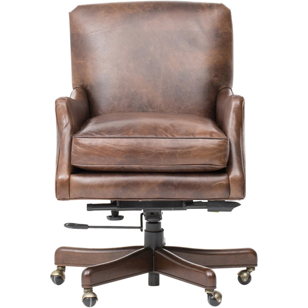 Home Fashion Imperial Empire Tilt Swivel Leather Chair