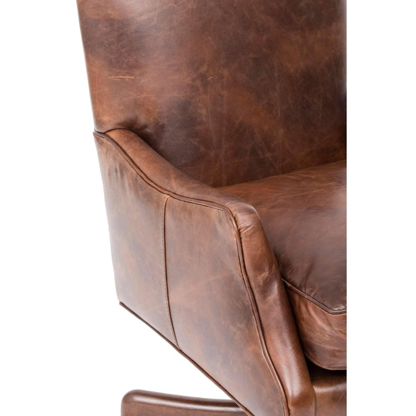 Home Fashion Imperial Empire Tilt Swivel Leather Chair