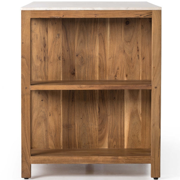 Home Fashion Indira Kitchen Island Smoked Acacia By Four Hands