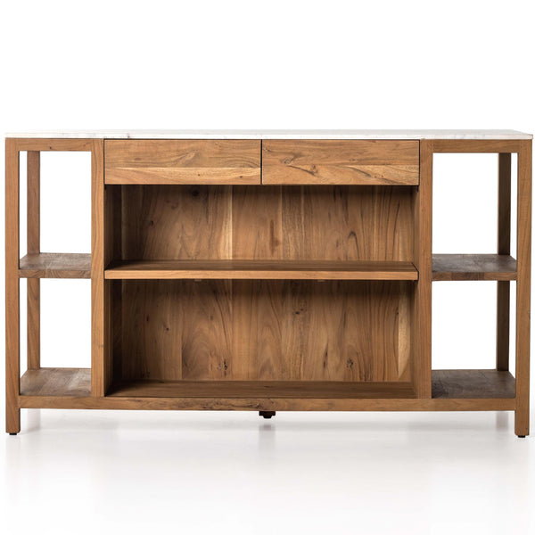 Home Fashion Indira Kitchen Island Smoked Acacia By Four Hands