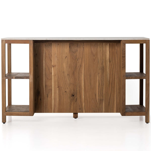 Home Fashion Indira Kitchen Island Smoked Acacia By Four Hands