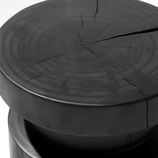 Home Fashion Inez End Table Black Pine By Four Hands