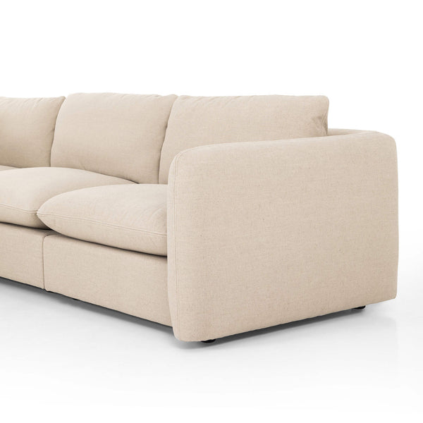Home Fashion Ingel 5 Piece Sectional Antwerp Taupe By Four Hands