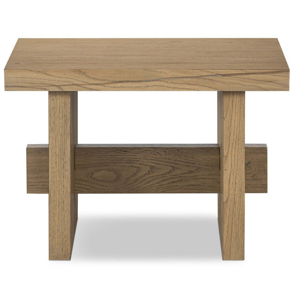 Home Fashion Isaac End Table Rubbed Light By Four Hands