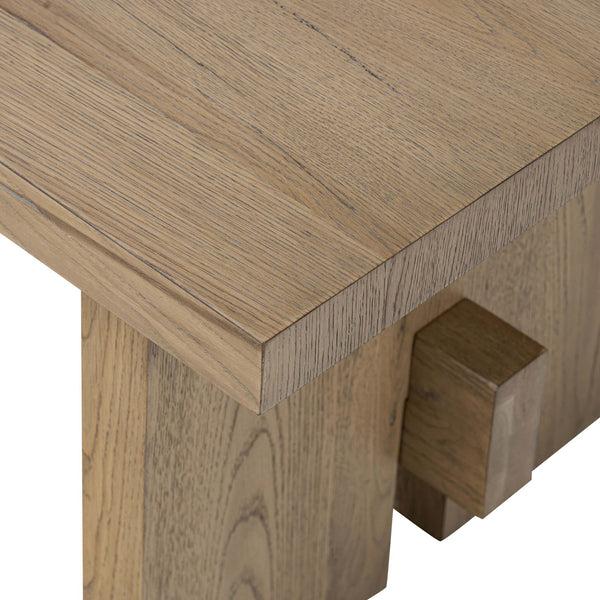 Home Fashion Isaac End Table Rubbed Light By Four Hands