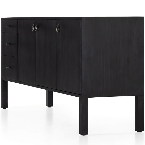 Home Fashion Isador Sideboard Black Wash Poplar By Four Hands