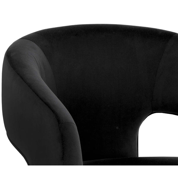 Home Fashion Isidore Dining Arm Chair Abbington Black