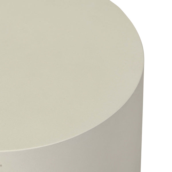 Home Fashion Ivan Round End Table White By Four Hands